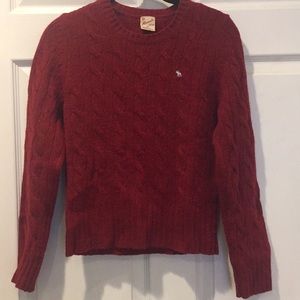 Red Abercrombie sweater
